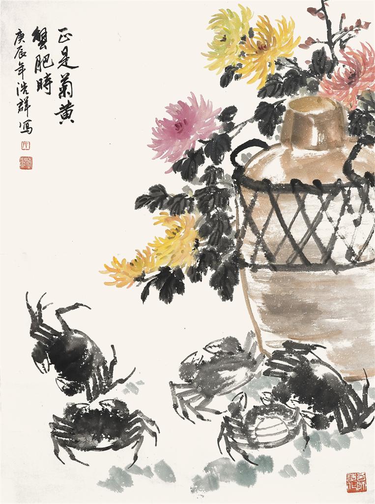 正是菊黄蟹肥时100x68cm2000.jpg