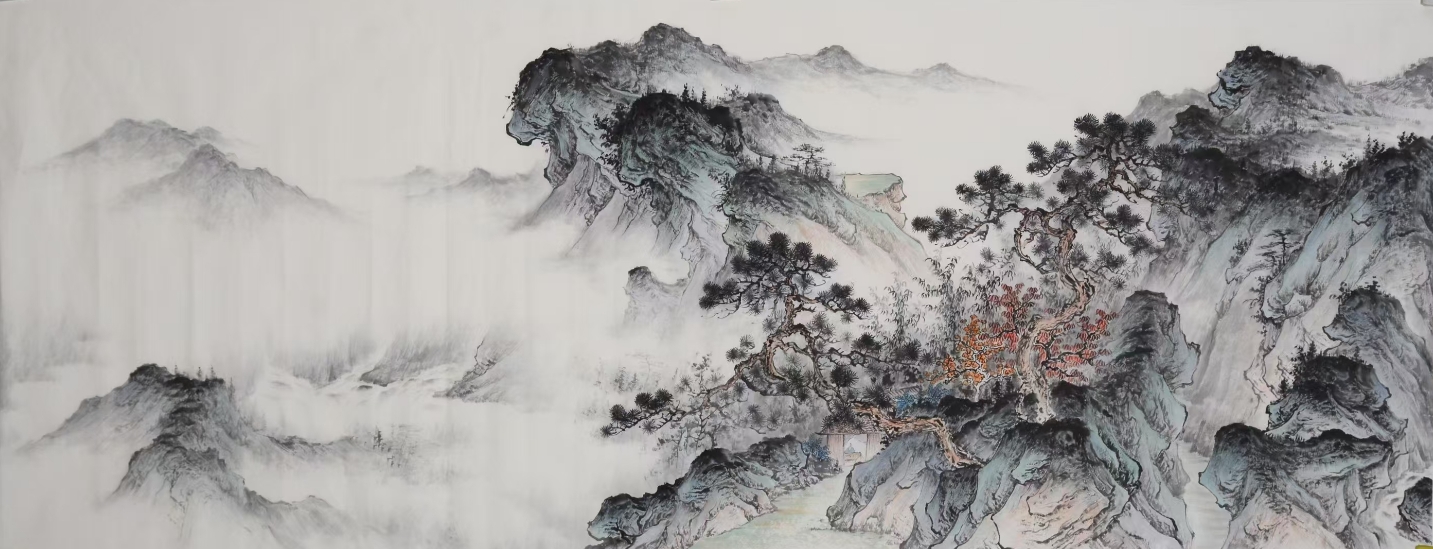 六尺 仿古山水1