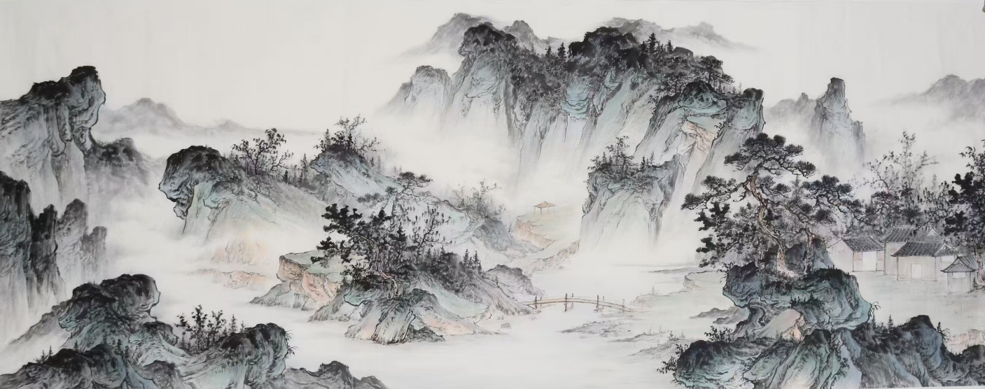 六尺 仿古山水2