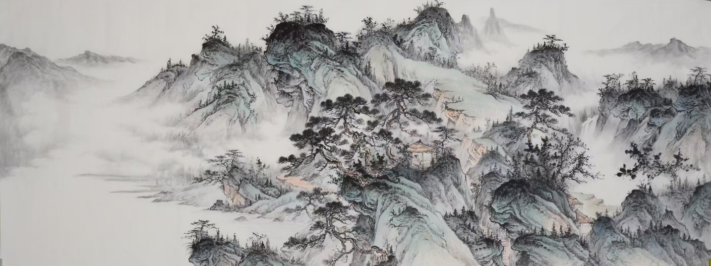 六尺 仿古山水3